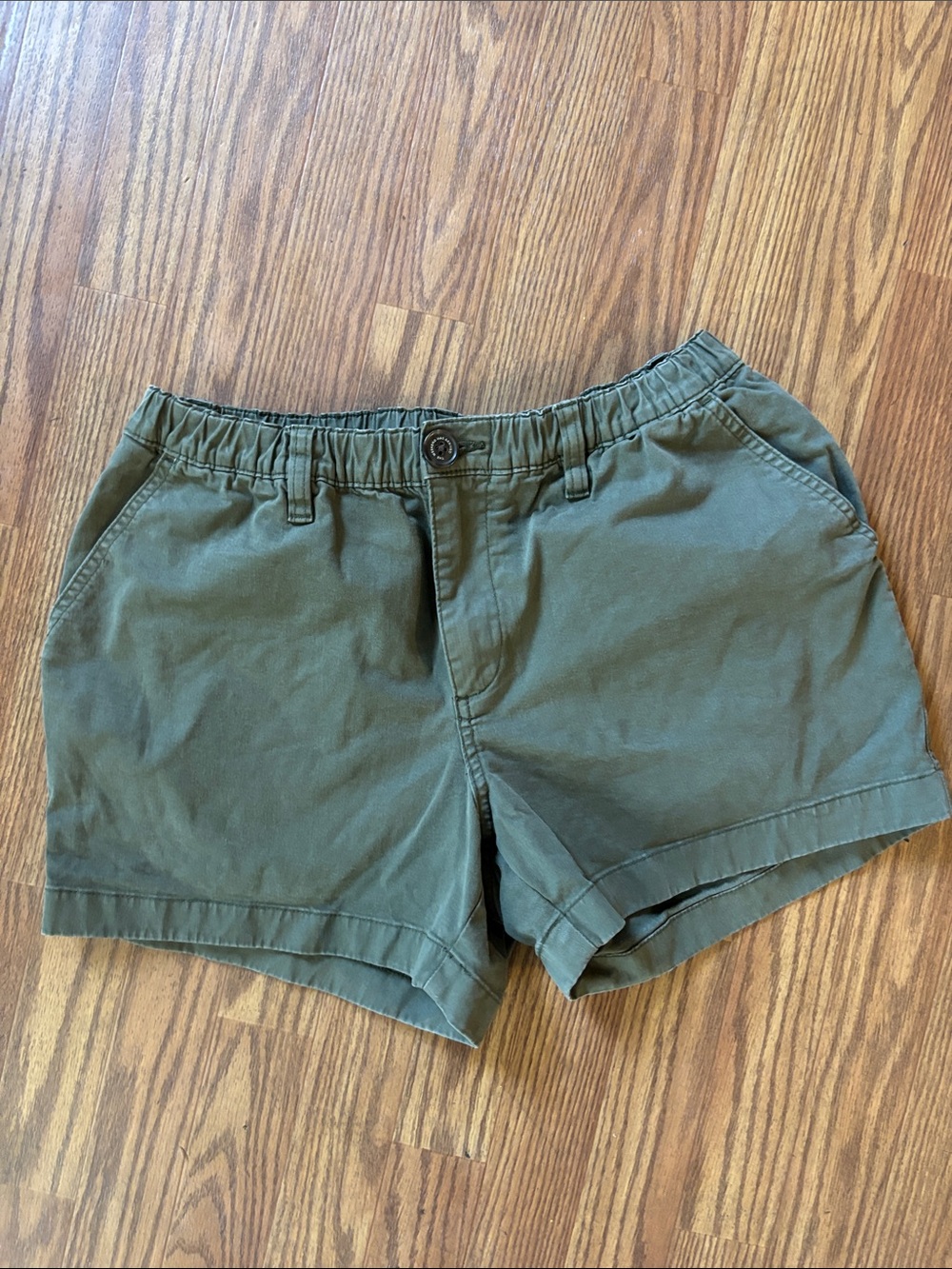 Women’s Chubbies Olive Green Casual Cotton Shorts